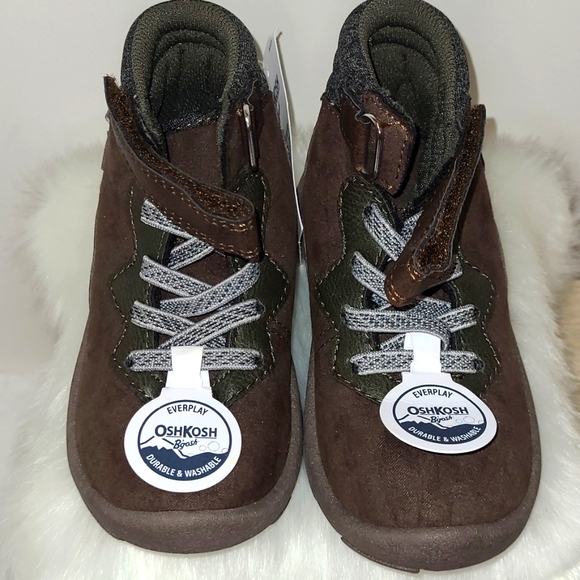 OshKosh B'Gosh Unisex-Child Everest Everplay Fashion Boot US Size 7M Brown NWT - Picture 3 of 16